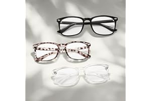 3 Pack glasses for Men Women Glasses: Lightweight Glasses for Men Anti Scratch 4512