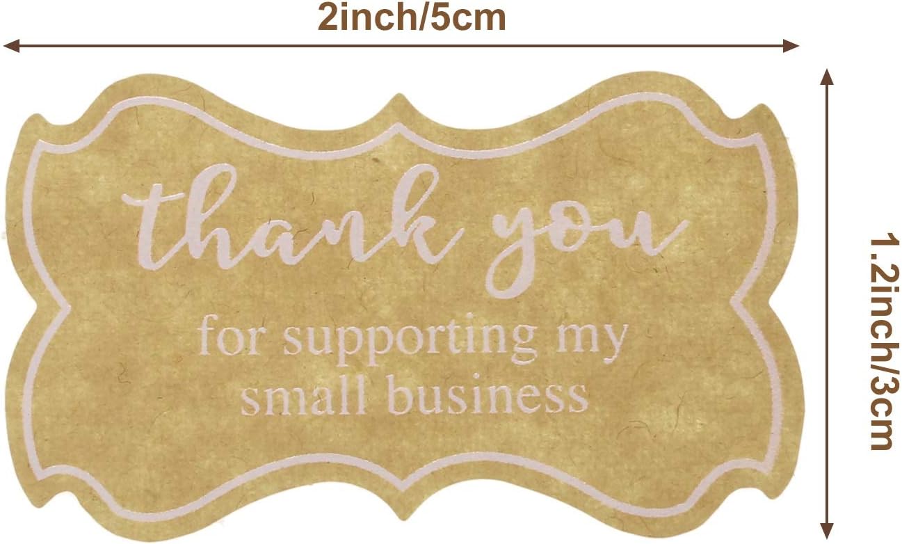 Yetaha 250pcs Thank You Sticker Small Business - Image 4