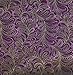 Cat-i-tude purple metallic scrolling paisley Benartex fabric