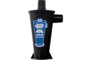 ONEIDA AIR SYSTEMS Static Dissipative Dust Deputy DIY Anti-Static Retrofit Cyclone Separator for Wet/Dry Shop Vacuums (DD DIY SD)