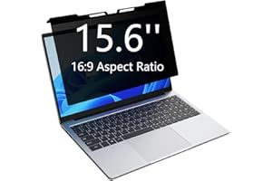 Ceydebne Hanging Laptop Privacy Screen 15.6 Inch for 16:9 Widescreen Laptop, Anti Blue Light Screen Protector - Anti-Glare - Anti-Scratch Protector Film for Data confidentiality Privacy Shield