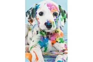 VIGEGU Cross Stitch Kits for Adults - Stamped Cross Stitch Kits,DIY Dog Needlepoint Kits for Adults Beginners Counted Embroidery Kits Cross Stitch Supplies Patterns Crafts Decor(11.8X15.7inch)