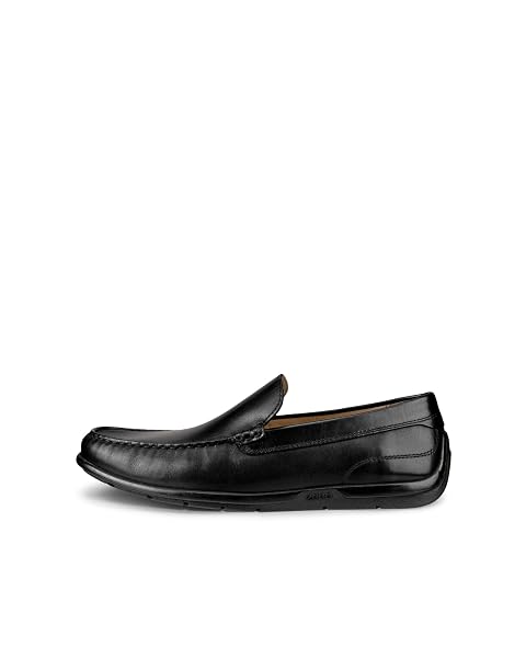 ECCO MEN’S CLASSIC MOC 2.0 DRIVING STYLE LOAFER, BLACK, 12-12.5