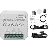 Garage Door Opener, Door Controller with APP Remote Control, Real Time Monitoring, and Time Setting Function for Zigbee, Gate Openers (US Plug)