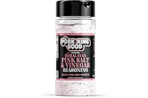Pork King Good Seasoning: Himalayan Pink Salt & Vinegar - Perfect for Cooking and Popcorn Seasoning - Keto Friendly, Paleo, No MSG, Gluten Free