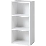 不二貿易 カラーボックス 3段 幅42cm ホワイト 45090