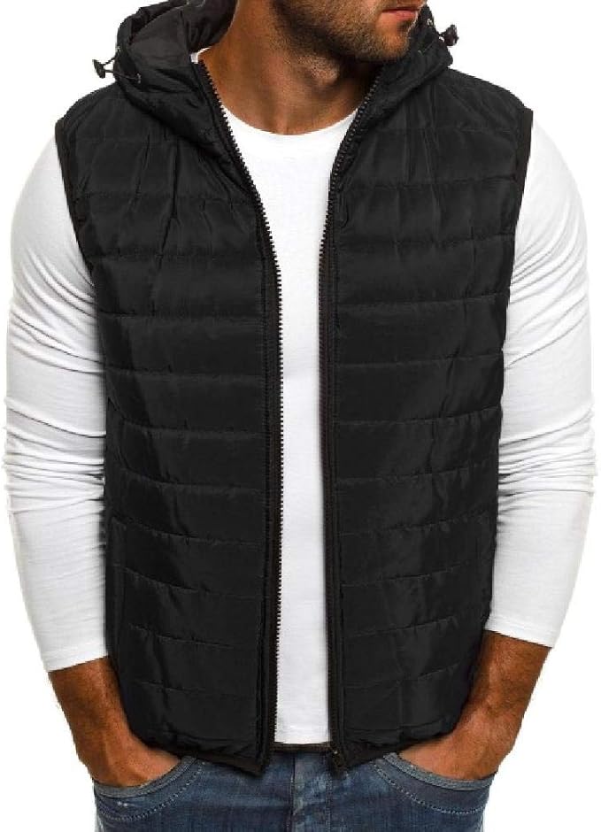 Herren Weste Fleece - Ärmellose Strickjacke Für Herbst Winter Sport & Freizeit