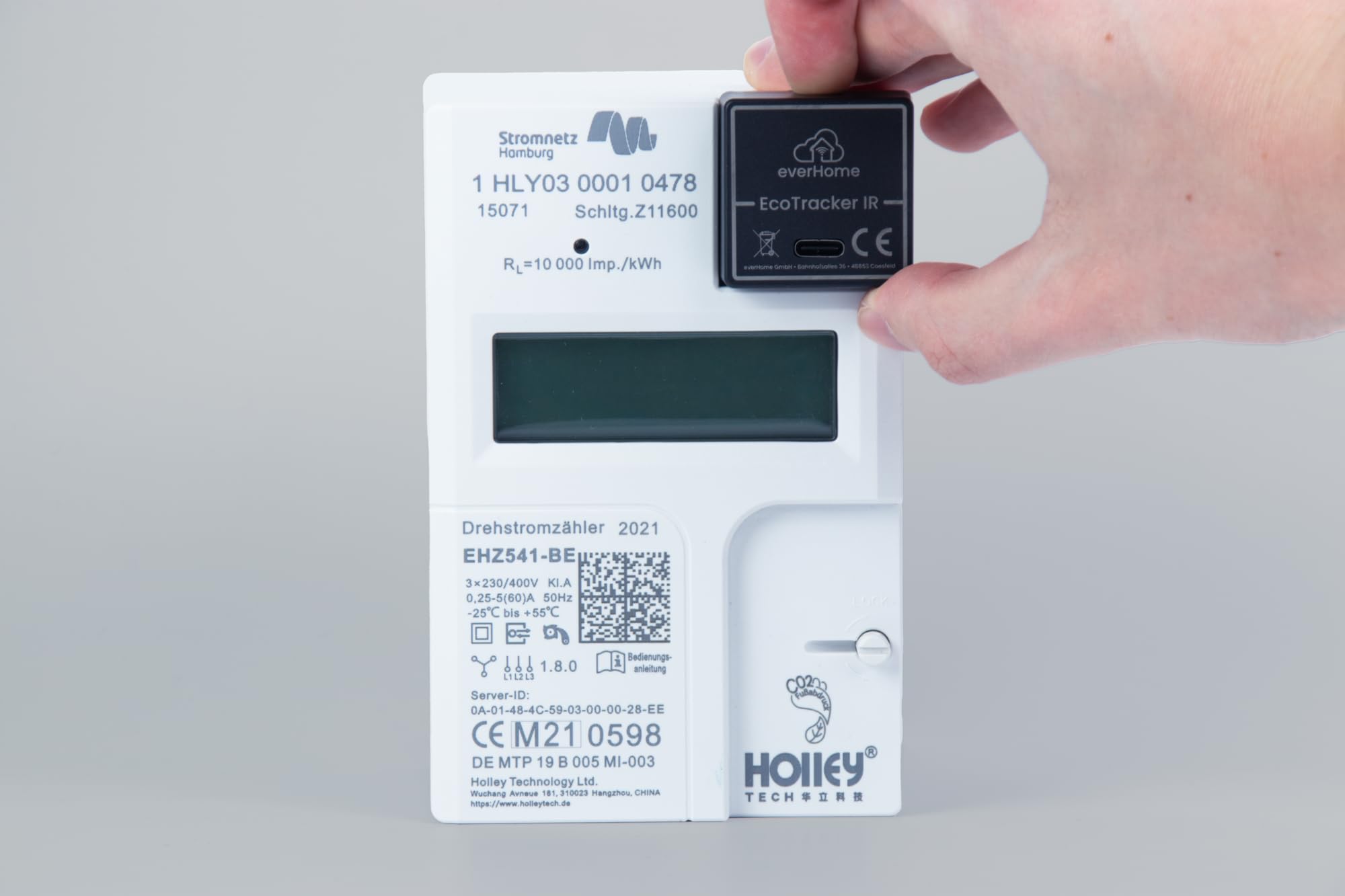 everHome EcoTracker IR - Stromzähler EHZ auslesen - Lesekopf Smartmeter - inkl. App 3