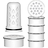 Water Pitcher Filter Replacement for LifeStraw Home, 7 Pack Water Filter Compatible with LifeStraw Home Dispenser and Pitcher Systems,1 Membrane Micro Filter& 6 Activated Carbon Filters 1-Year Supply