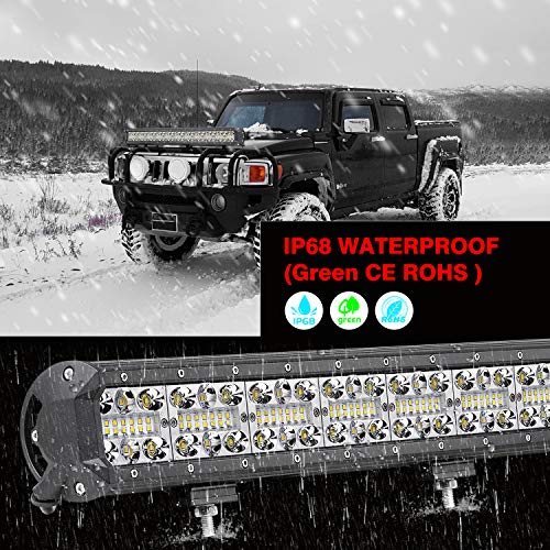 LED Light Bar 30Inch, Auto Power Plus 440W Off Road Driving Lights OSRAM LED Work Light Spot Flood Combo Light Bar For Vehicle Truck Jeep Wrangler ATV UTV SUV Ford Boat