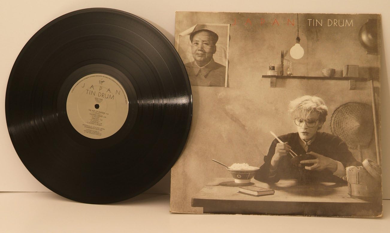 JAPAN, Tin drum. Great copy. First UK pressing. 1981. Handwritten