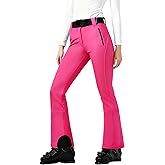 Yousify Womens Snow Ski Pants Waterproof Softshell Insulated Fleece Lined Snowboard Pants for Winter Outdoor Hiking