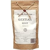 Health Embassy Gentian Root | Gentiana L | Herbal Tea (50g)