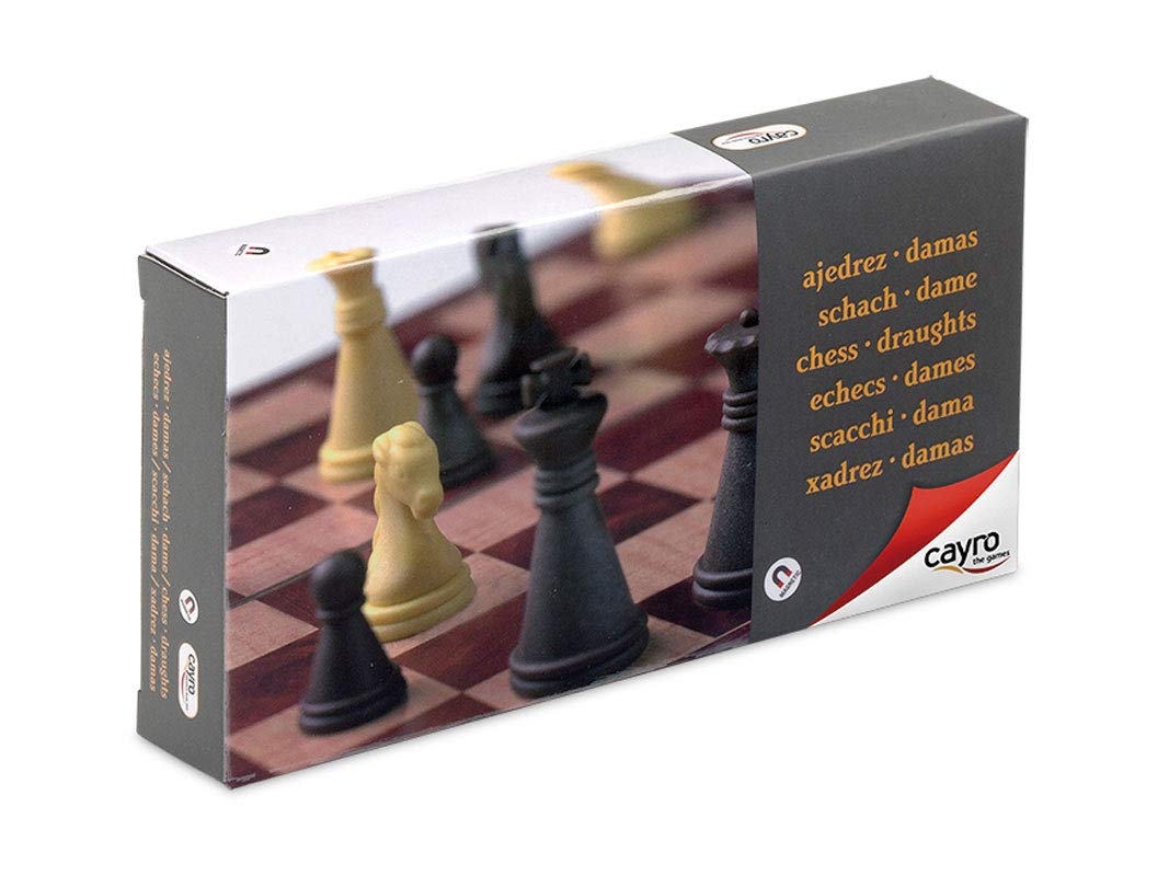 Cayro Magnetic Travel Chess Checkers