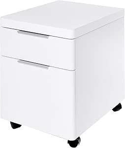 Movian Mobile - Archivador con ruedas y 2 cajones, 39 x 42 x 52 cm