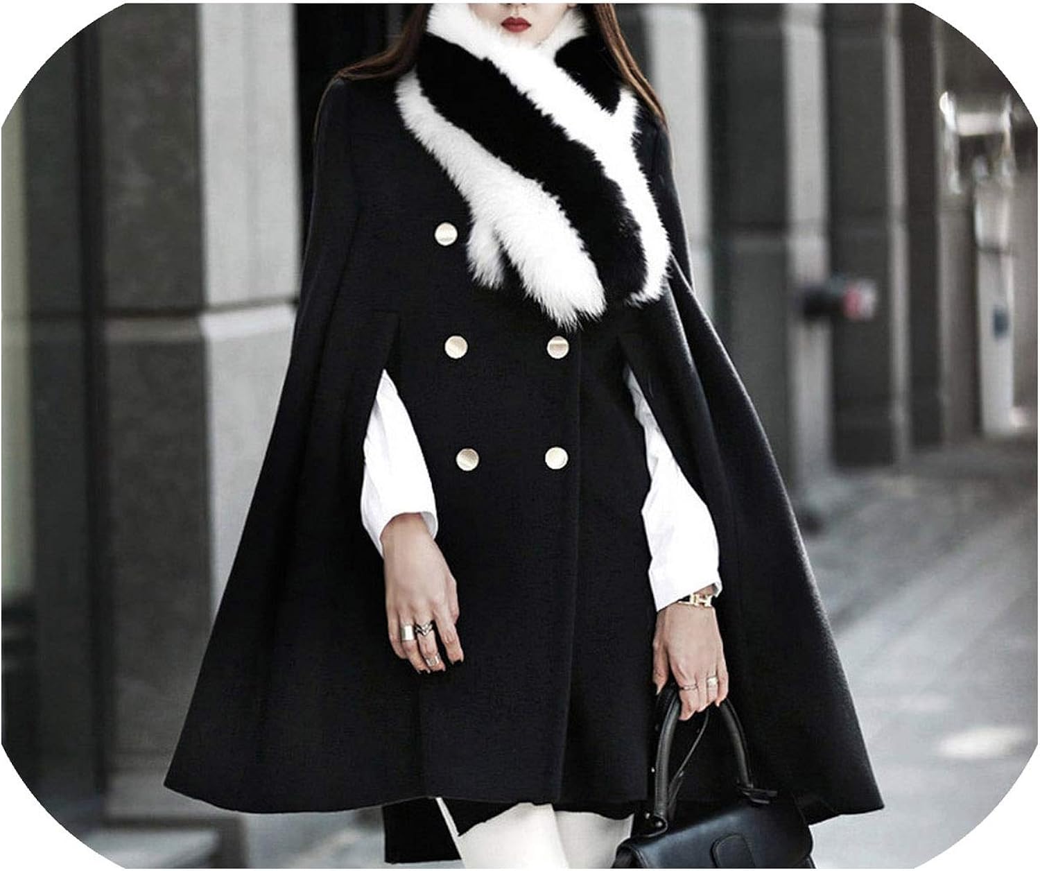 plus size poncho coat
