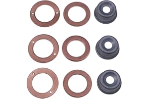 YQABLE 19077-53650 Injector Washer Heat Shield Replacement for 3 Cylinder Kubota Engines D905 D1005 D1105 D1305 D1403 D1503E D1703E D662 D722 D782 D902