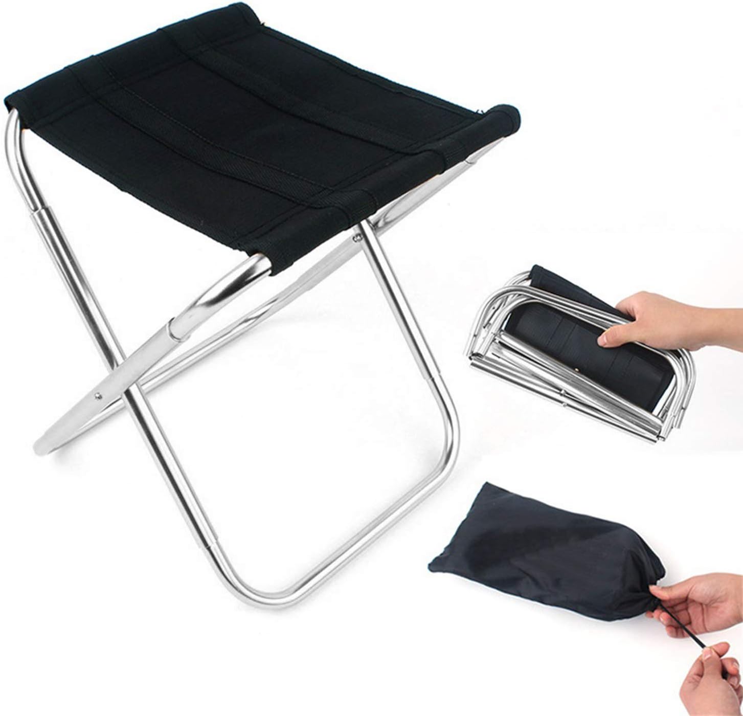 EASY BIG Mini Stools Foldable Portable Campstools for Outdoor Fishing, Hiking, Camping,Travel Seat