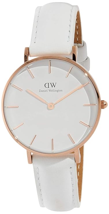 Daniel Wellington Classic Petite Analog White Dial Women's Watch-DW00100189