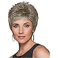 Raquel Welch Flirt Short Stylish Hair Wig by Hairuwear, Average Cap Size, Gl51-56 Sugared Pewter