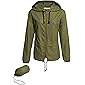 Avoogue Raincoat Women Lightweight Waterproof Rain Jackets Packable Outdoor Hooded Windbreaker