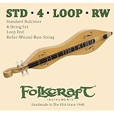 Folkcraft&reg; Mountain Dulcimer String Set, Loop Ends (.011" .011" .013" .024"RW)