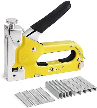 3 In 1 Manual Nail Gun With 1800 Clips High Performance Gun For Upholstery Fixings Decoration Carpentry Furniture Amazon De Baumarkt