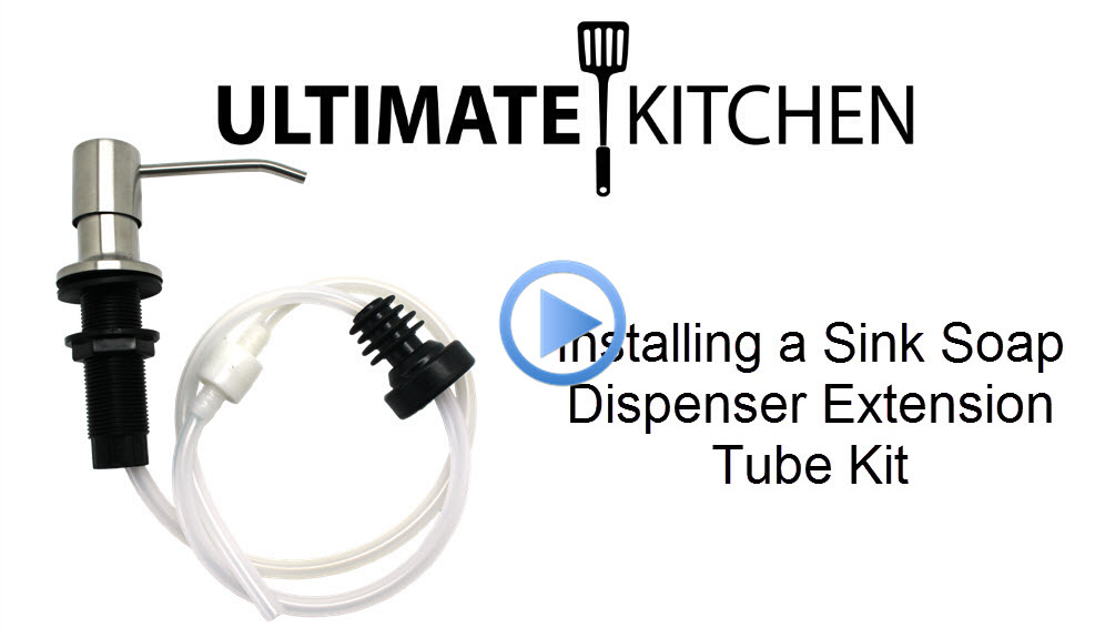 Ultimate Kitchen Sink Soap Dispenser Extension Tube (36”) with Check