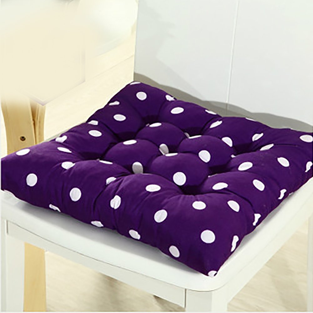 Chair cushion,41cm x 41cm Soft Comfortable Seat Cushion Polka Dots