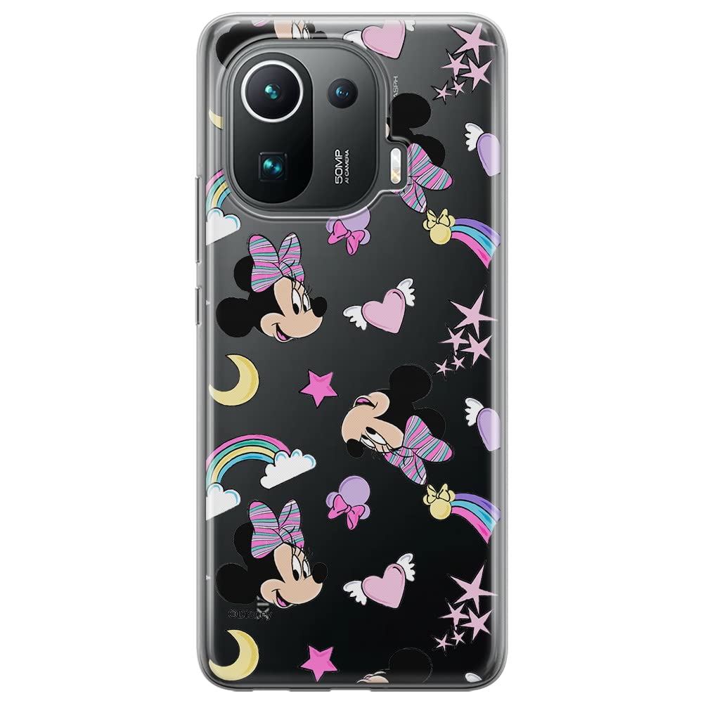 ERT GROUP mobile phone case for Xiaomi MI 11 PRO original and officially Licensed Disney pattern Minnie 031 optimally adapted to the shape of the mobile phone, partially transparent
