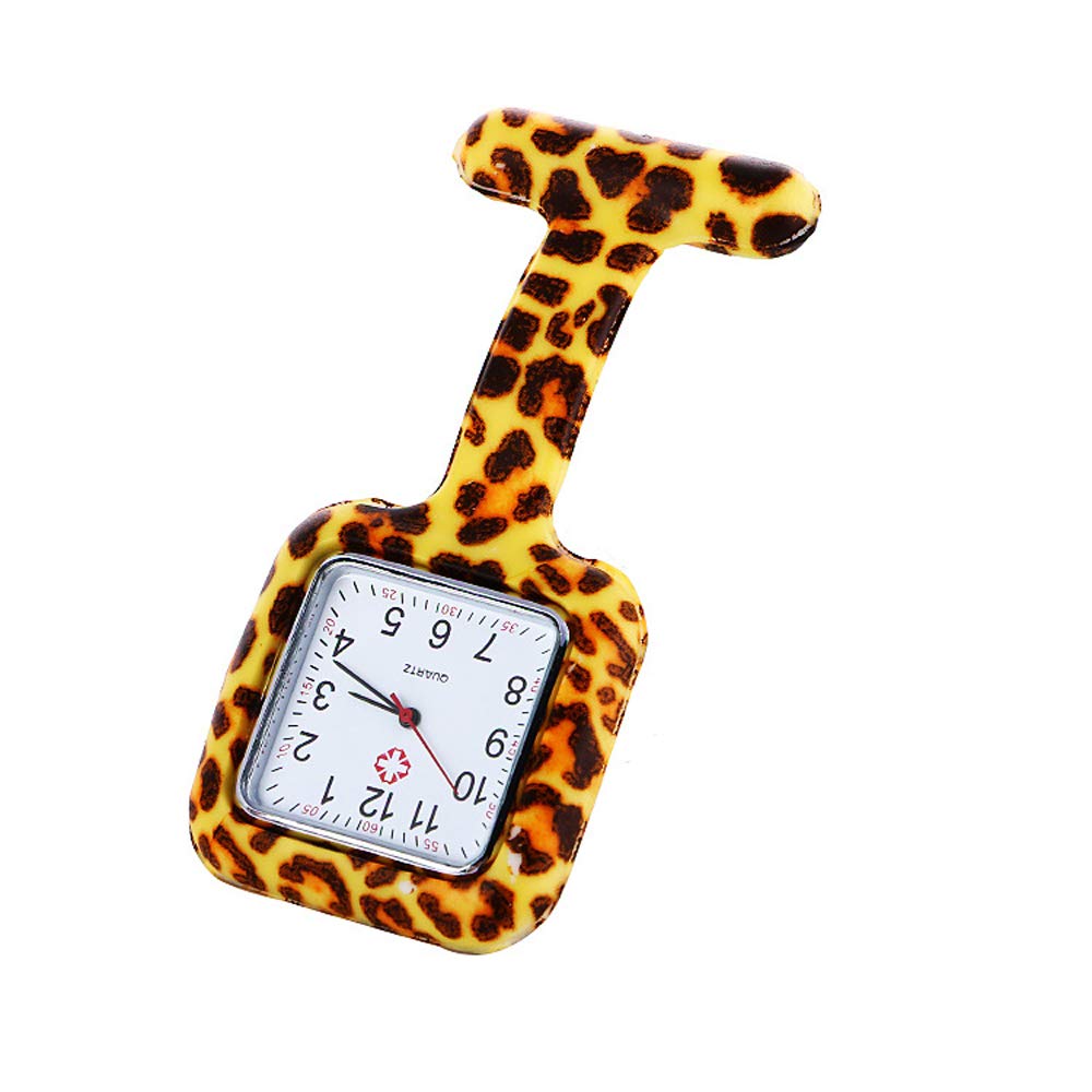 Weicam Square Silicone Nurse Doctor Wholesale Pin-on Brooch Watch Pocket Watches