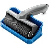 5&rdquo; Wood Glue Roller&ndash;Thermoplastic Rubber Roller w/Silicone Rest &amp;ABS Handle &ndash;Detachable Glue Applicator Roller for Easy Cleaning &amp; Storage -Woodworking Roller for Butcher Blocks, Workbench Tops &amp;More