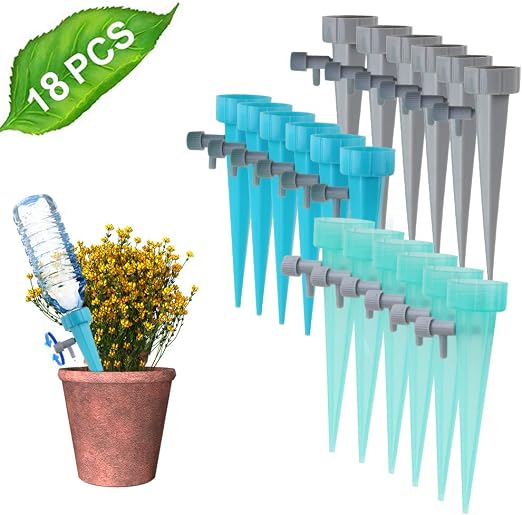 Anpro 18PCS Kit de Sistema de Riego Automático, Riego de Goteo ...
