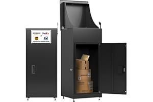 KARINI Package Delivery Boxes for Outside Anti-Theft and Waterproof 36.4" H Large Parcel Drop Box Outdoor for Yard Garden Patio Home Porch Curbside