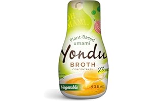Yondu Broth Concentrate (Vegetable, 9.3fl oz) - Superior Plant-Based Vegetarian Seasoning Sauce. Traditional Korean Seasoning for All Recipes. Elevate Your Dishes with Rich Savory Flavor