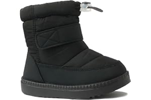 REDVOLUTION Kids Boots Toddler Girls Cute Butterfly Bow | PomPom PU leather Boot (Toddler/Small Kid)