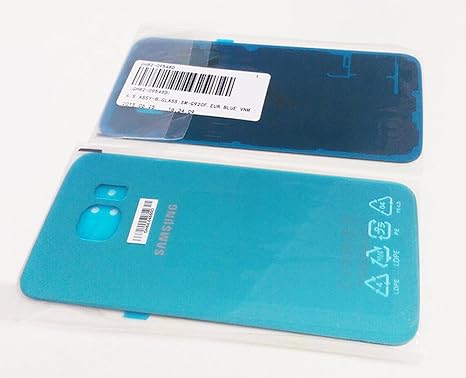 Original Samsung Akkudeckel blue / blau für Samsung G920F Galaxy S6 (Akkufachdeckel, Batterieabdeckung, Rückseite, Back-Cover