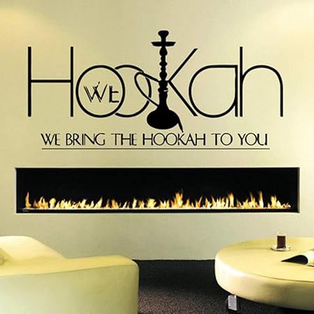 Shisha shop Zeichen Wandtattoo Für Schlafzimmer Shisha Lounge Logo