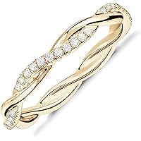 PAVOI 14K Gold Plated Signet Ring – Slim Dainty Ring With Cubic Zirconia, Everyday Women's Jewelry