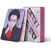 sunlelekz ATEEZ GOLDEN HOUR : Part.5 Lomo Card Set - 55PCS HD Kpop Photocards for ATINY Fans,