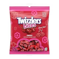 TWIZZLERS Bites, Cherry Flavored Licorice Candy