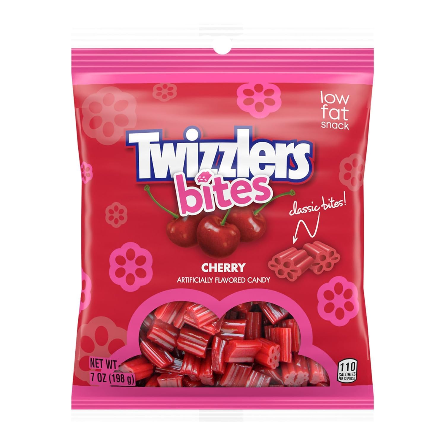 TWIZZLERS Bites, Cherry Flavored Licorice Candy