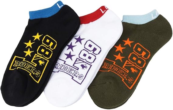 Amazon Lee リー 靴下 くつ下 ソックス スニーカー ショート 3足組 メンズ スニーカーソックス L 3足組 ロゴ Ad6051a307 3足組 F スポーツソックス 通販