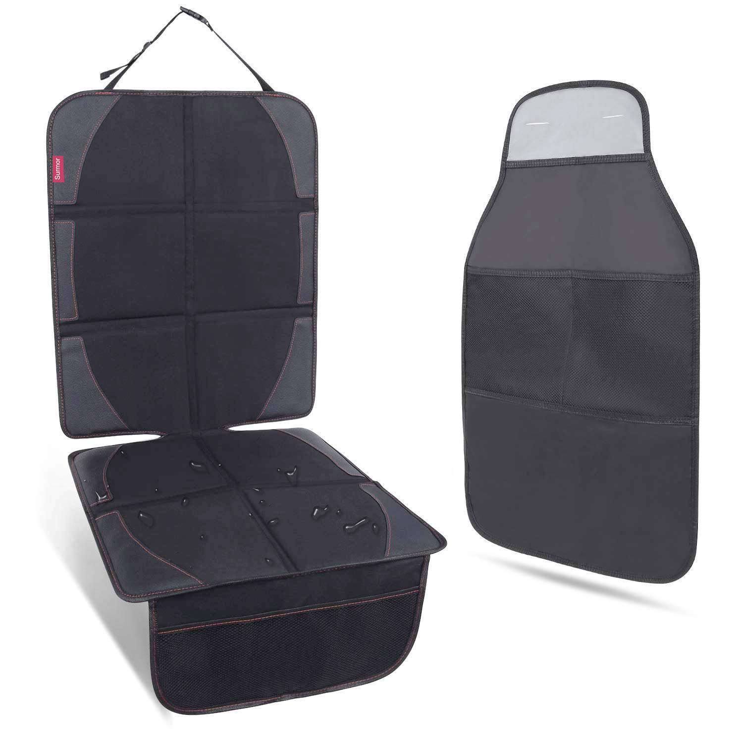 Mua Surmor チャイルドシート 保護マット 新生児 車 シートカバー 座席保護 シートプロテクター 滑り止め ブラック チャイルドシート マット 保護マット キック防止パッド Tren Amazon Nhật Chinh Hang 21 Fado