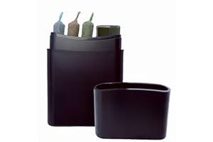 GOMMO Pre Rolled Cones Holder Water Resistant Airtight Smell Proof Odor Sealing Container Plastic Protect Prerolls 3 King Size Cones and 1 Lighter (Black-L)