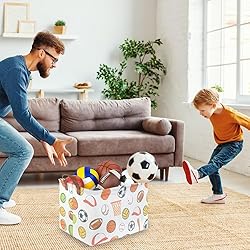 FXOCSHE Rectangular Ball basket,Kids Storage