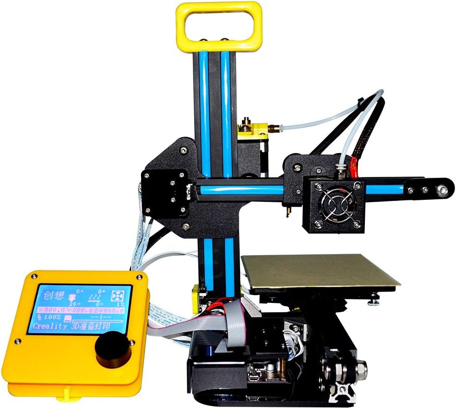 3D Printer CR-7/Ender-3X Upgraded Tempered Glass Optional,Resume Power Failure Printing DIY KIT Hotbed 8GB+SD