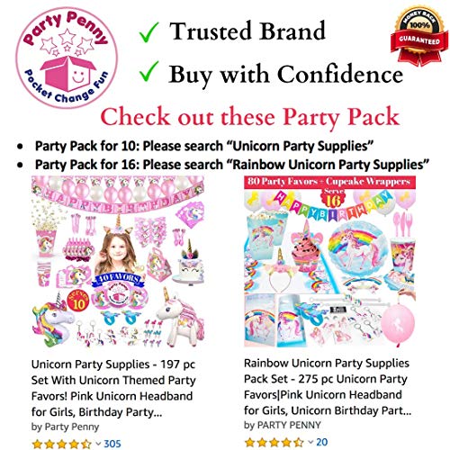 5 Unicorn+Party+Supplies+Kit+Decorations