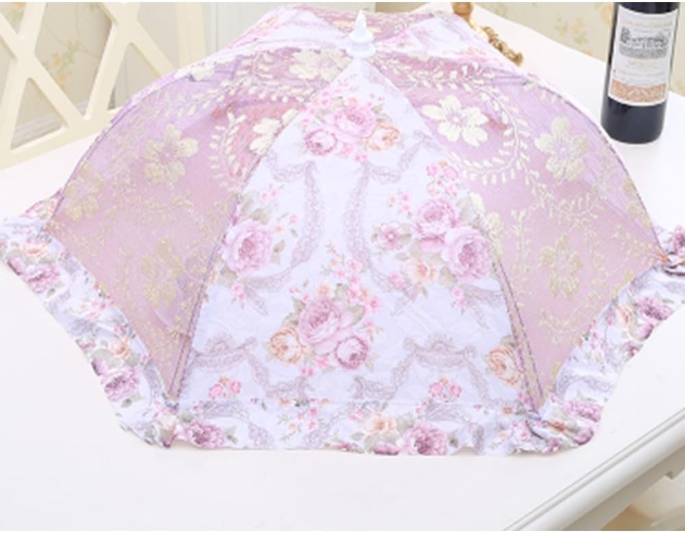 Food Cover Insulation Folding Cover Cover Kitchen Aluminum Foil Insulation Cover The Cover Dust Cover Covered Umbrella Meal Cover (Optional Size) (3 Colors Optional) Pest control