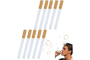 10PCS Bubble Toy Cigarette - Stress Relief Toy,Fake Cigarette Mini Bubble Blower Sticks, April Fools' Day Novelty Gift for Wo